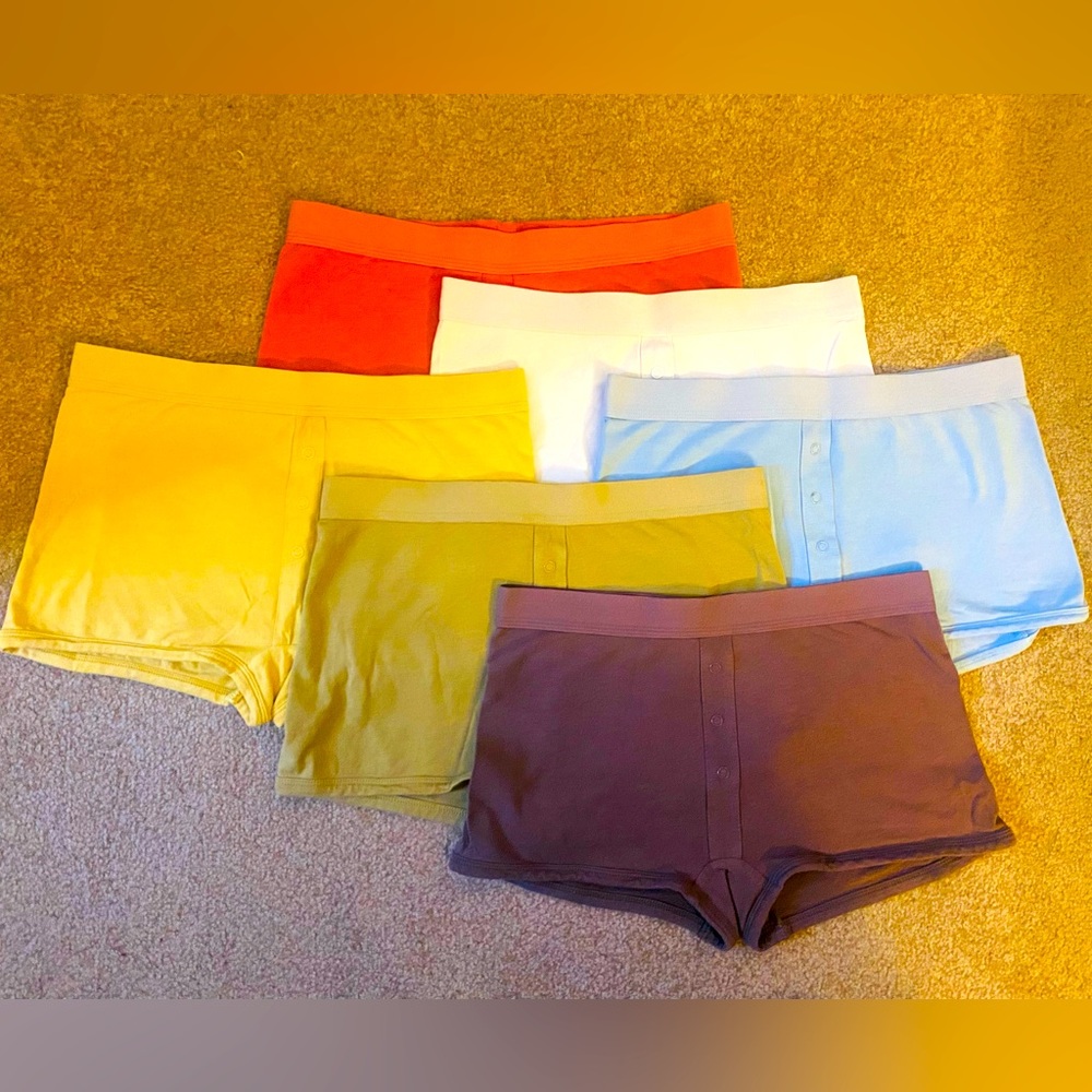 Richer Poorer - 6 Pieces - Women's Cotton Modal Boxer Brief - Very Comfortable!